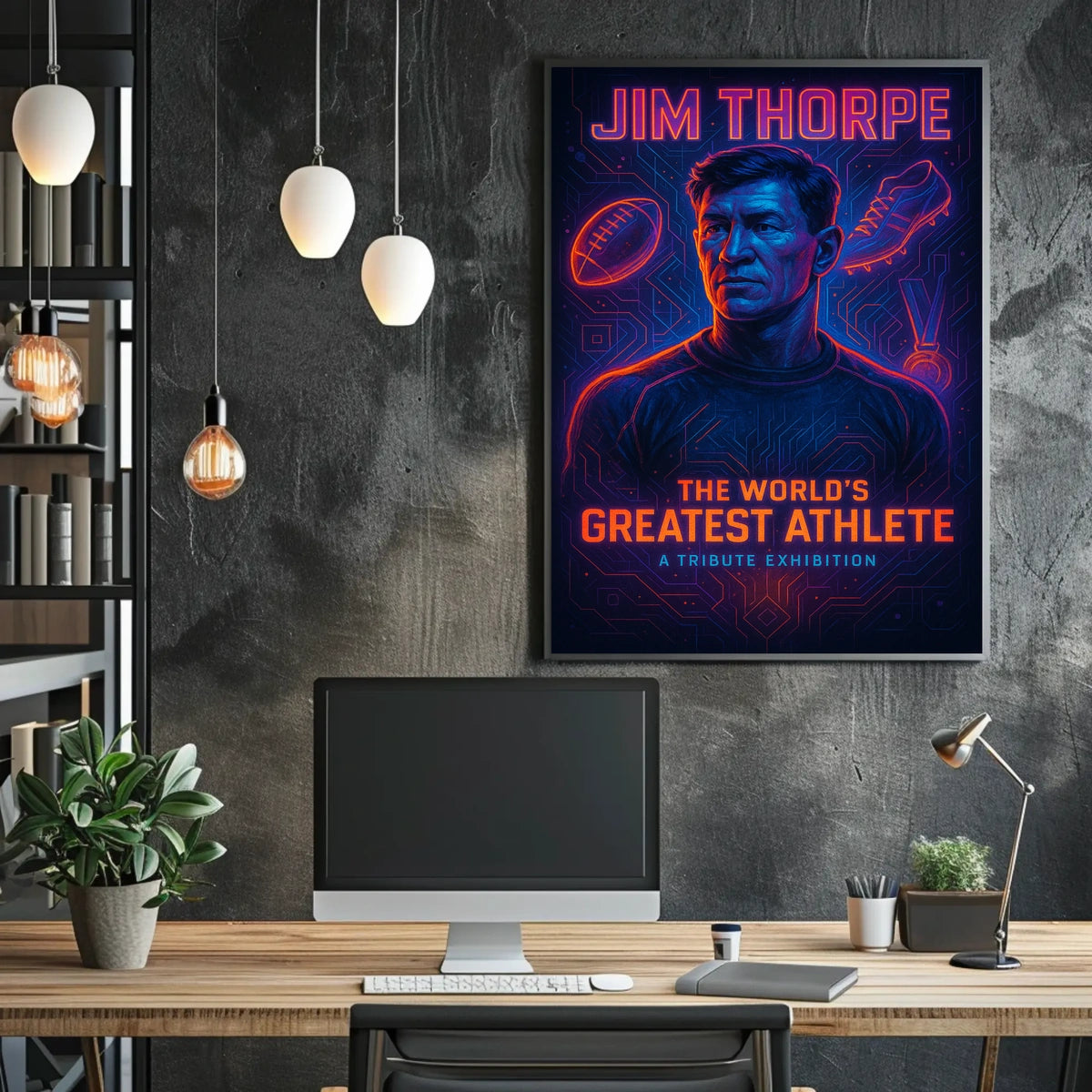 Jim Thorpe Legendary Athlete Jim Thorpe Poster