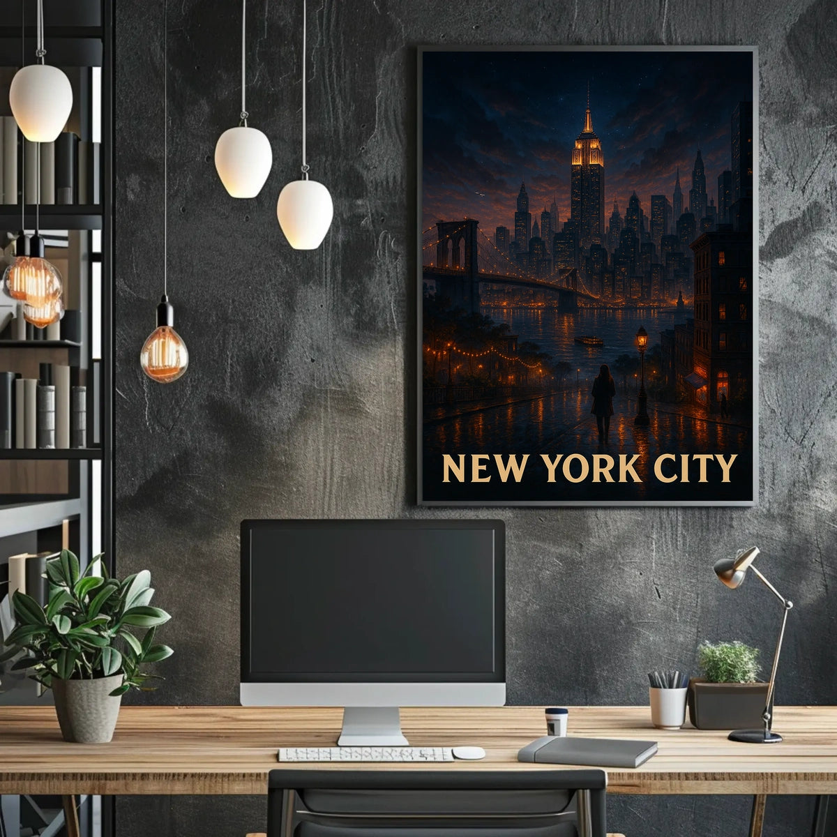 New York City Skyline Poster
