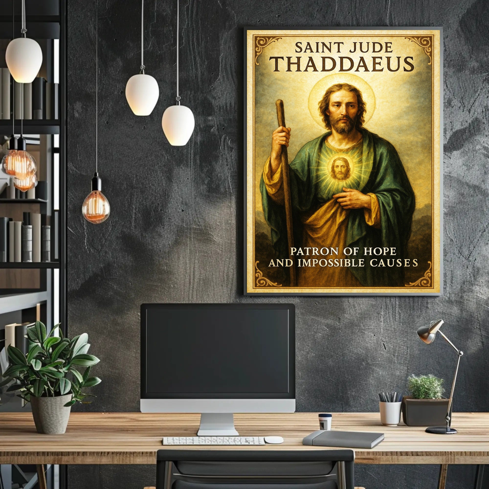 Saint Jude Thaddaeus Patron of Hope Poster PosterGoat