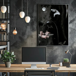 Gothic Moonlit Mystery: Fantasy or Mythology Poster PosterGoat