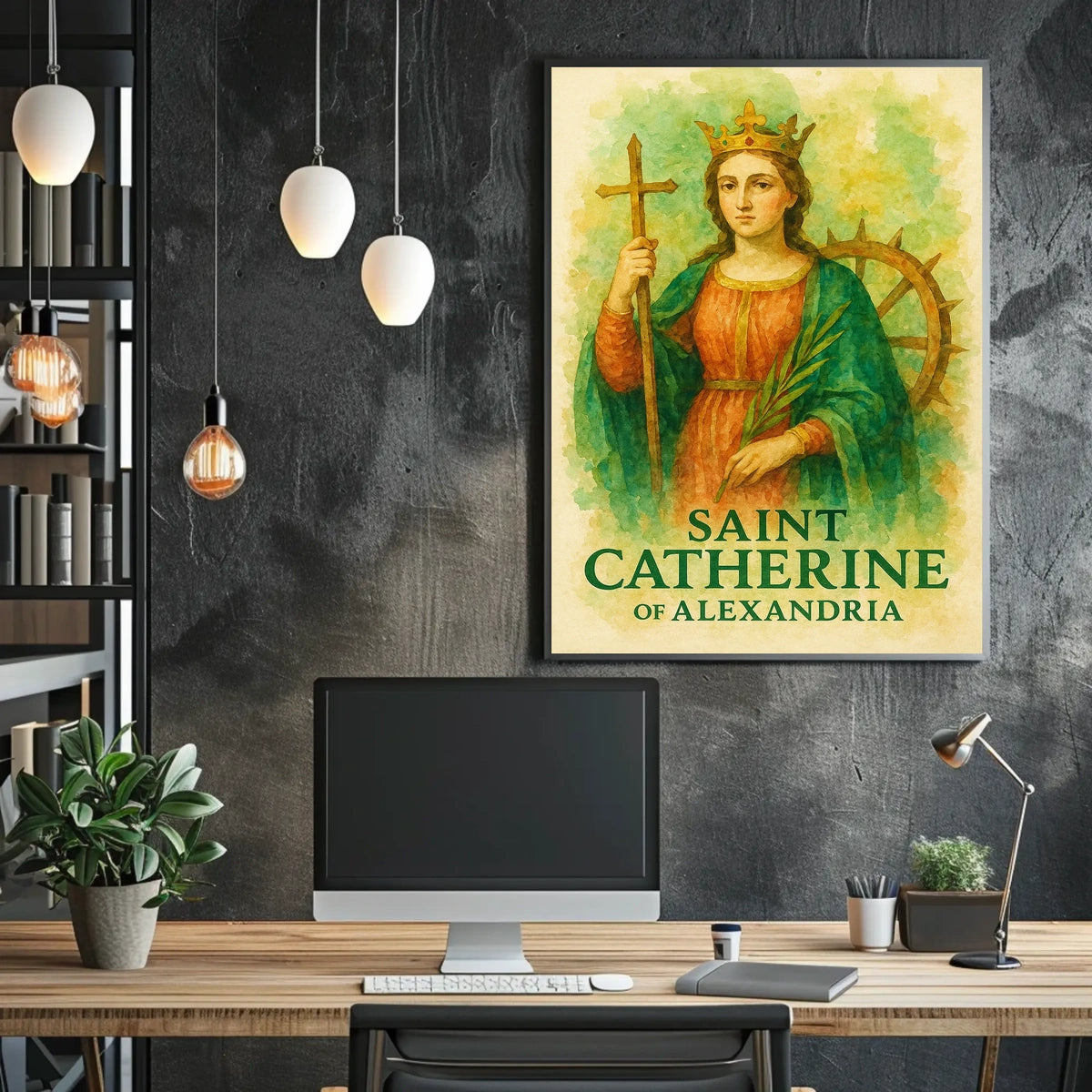 Saint Catherine of Alexandria Poster