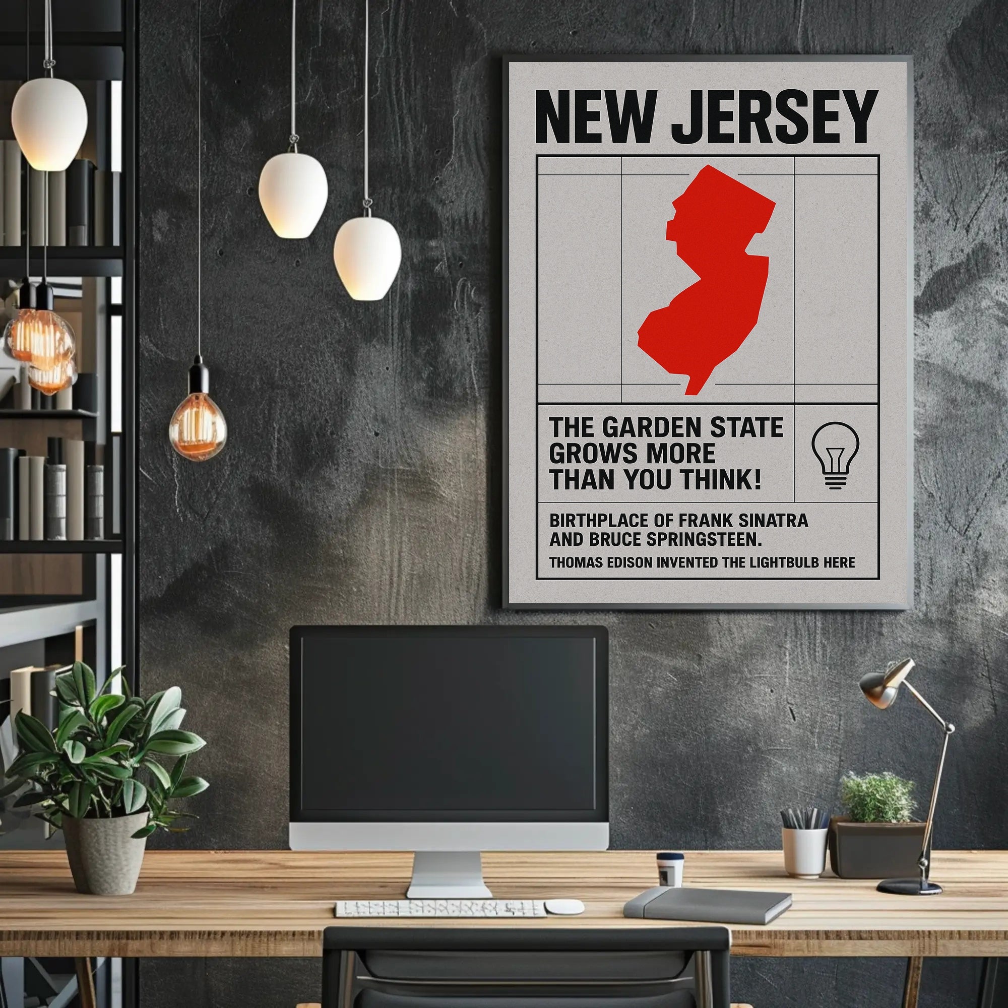 New Jersey Heritage Art Cultural or Heritage Poster