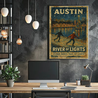 Austin River Of Lights Poster