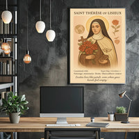 Saint Thérèse of Lisieux Devotional Cultural Heritage Poster