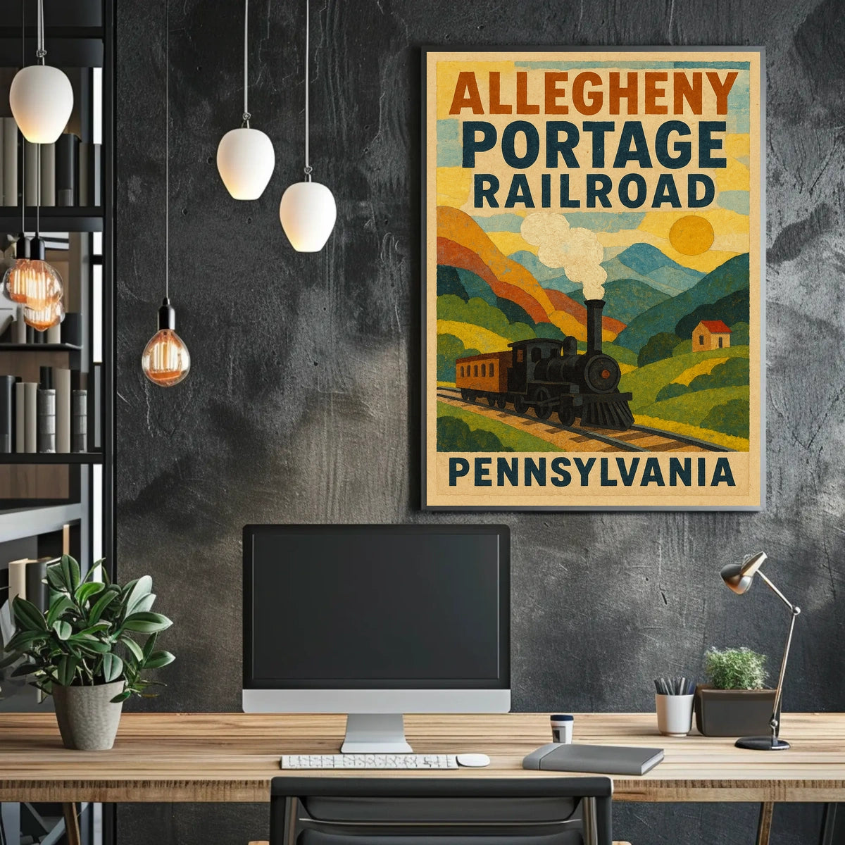 Allegheny Portage Railroad Poster