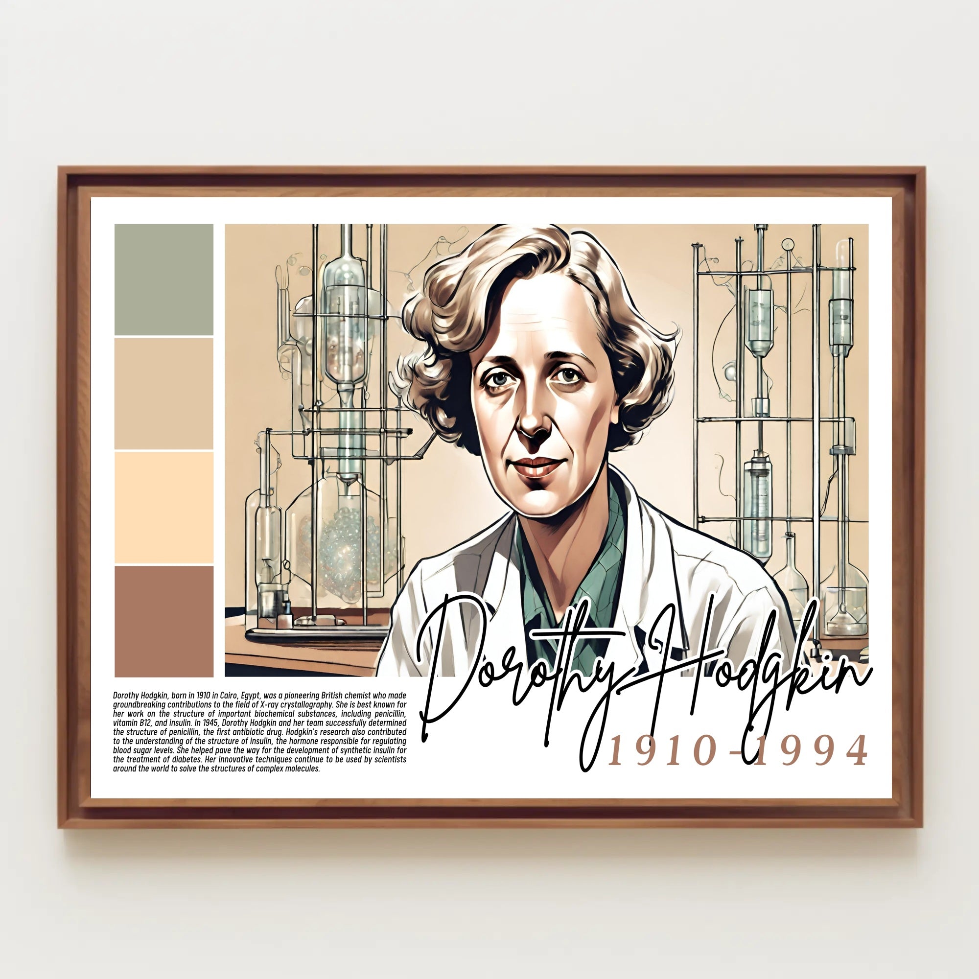 Dorothy Hodgkin Tribute Poster