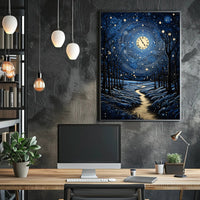 Celestial Nightscape Poster PosterGoat