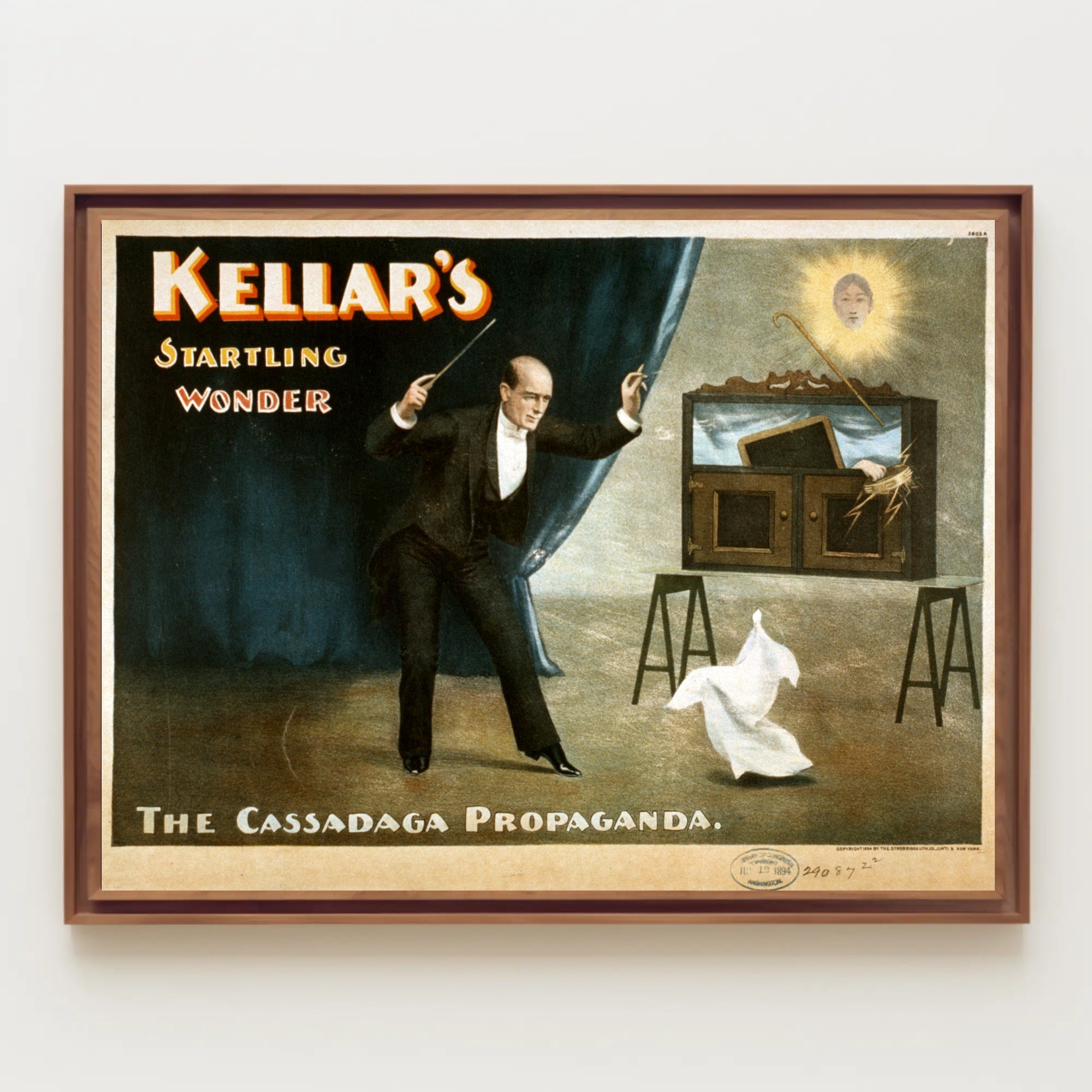 Kellar's Enchanting Show Vintage Magic Poster