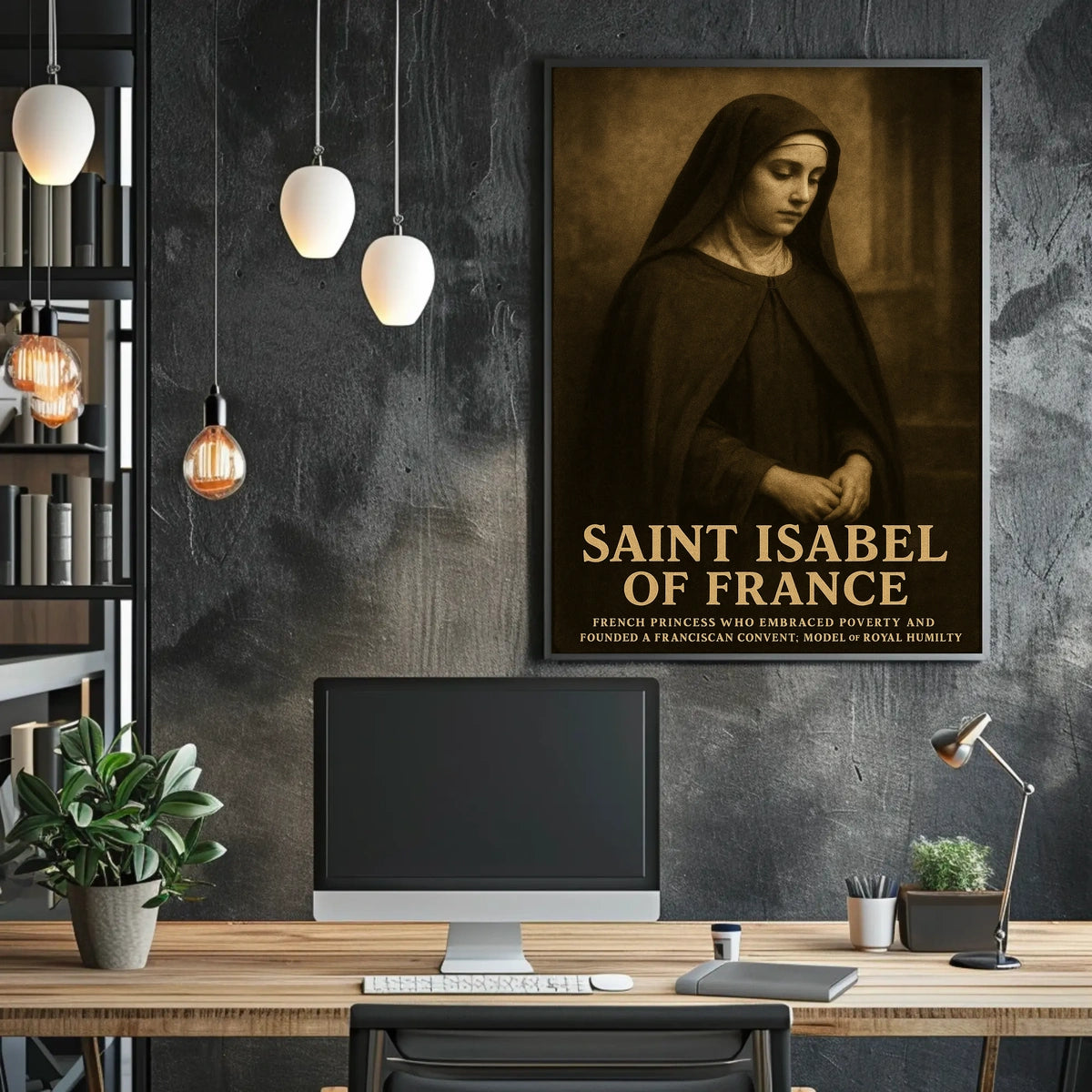 Saint Isabel Of France Poster