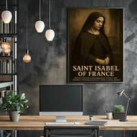 Saint Isabel Of France Poster