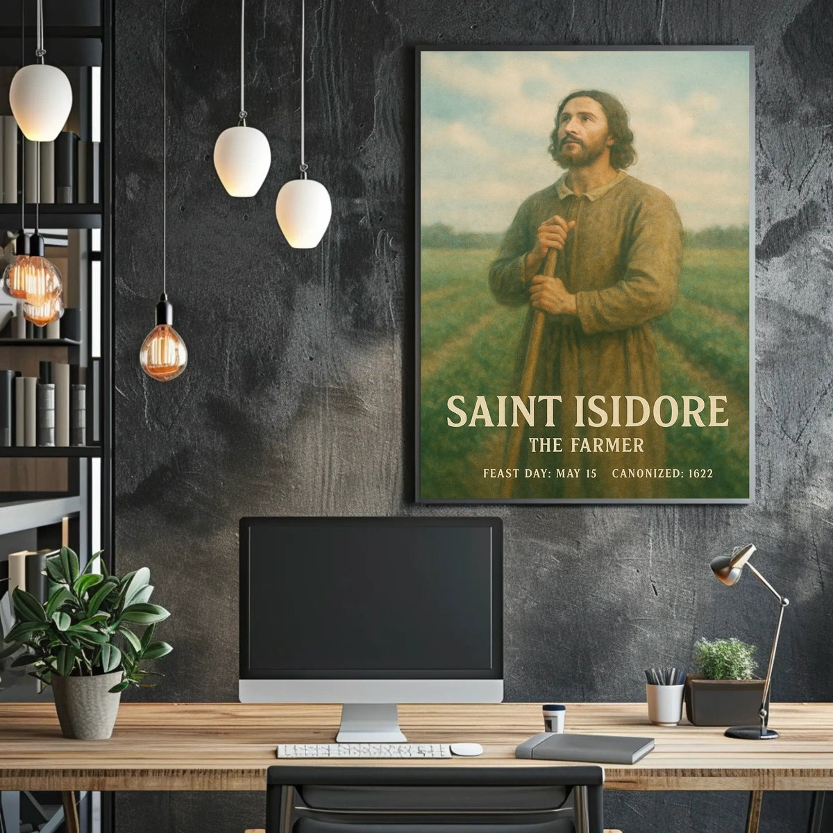 Saint Isidore The Farmer Poster