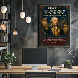 Charles Cotesworth Pinckney Statesman and Soldier Poster