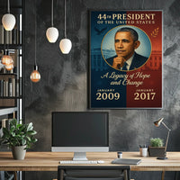 Barack Obama Iconic Portrait Poster in Historical or Presidential Poster