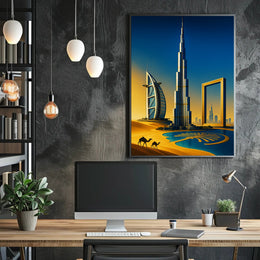 Dubai's Iconic Skyline Poster