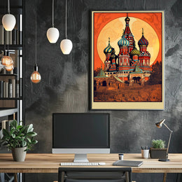 Vibrant Russian Architecture Poster