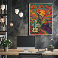 Vibrant Alabama Poster