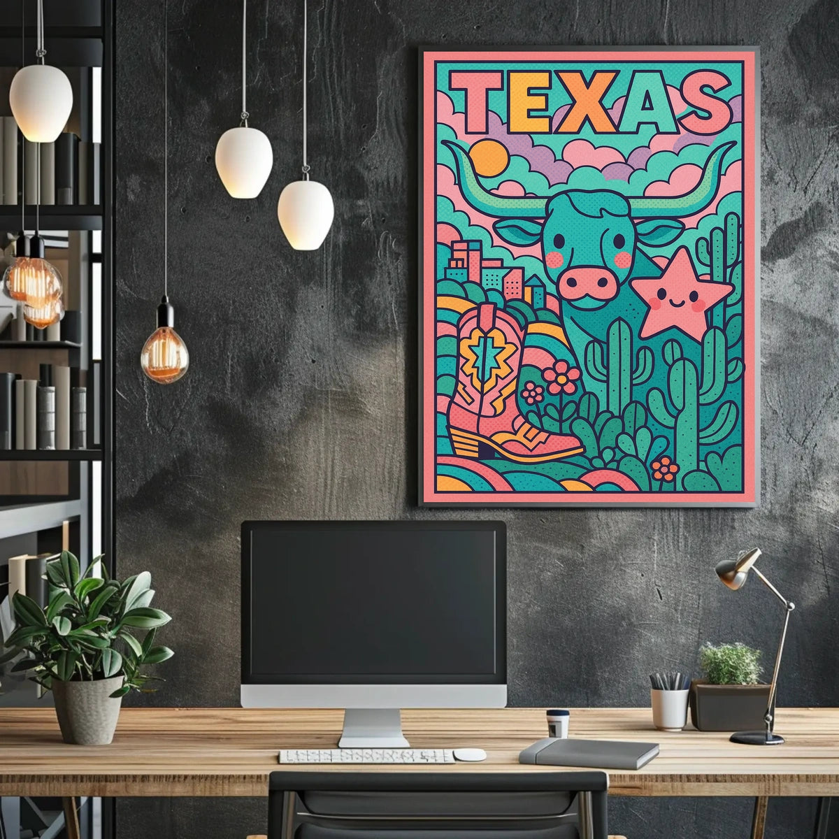 Texas Vibes Poster