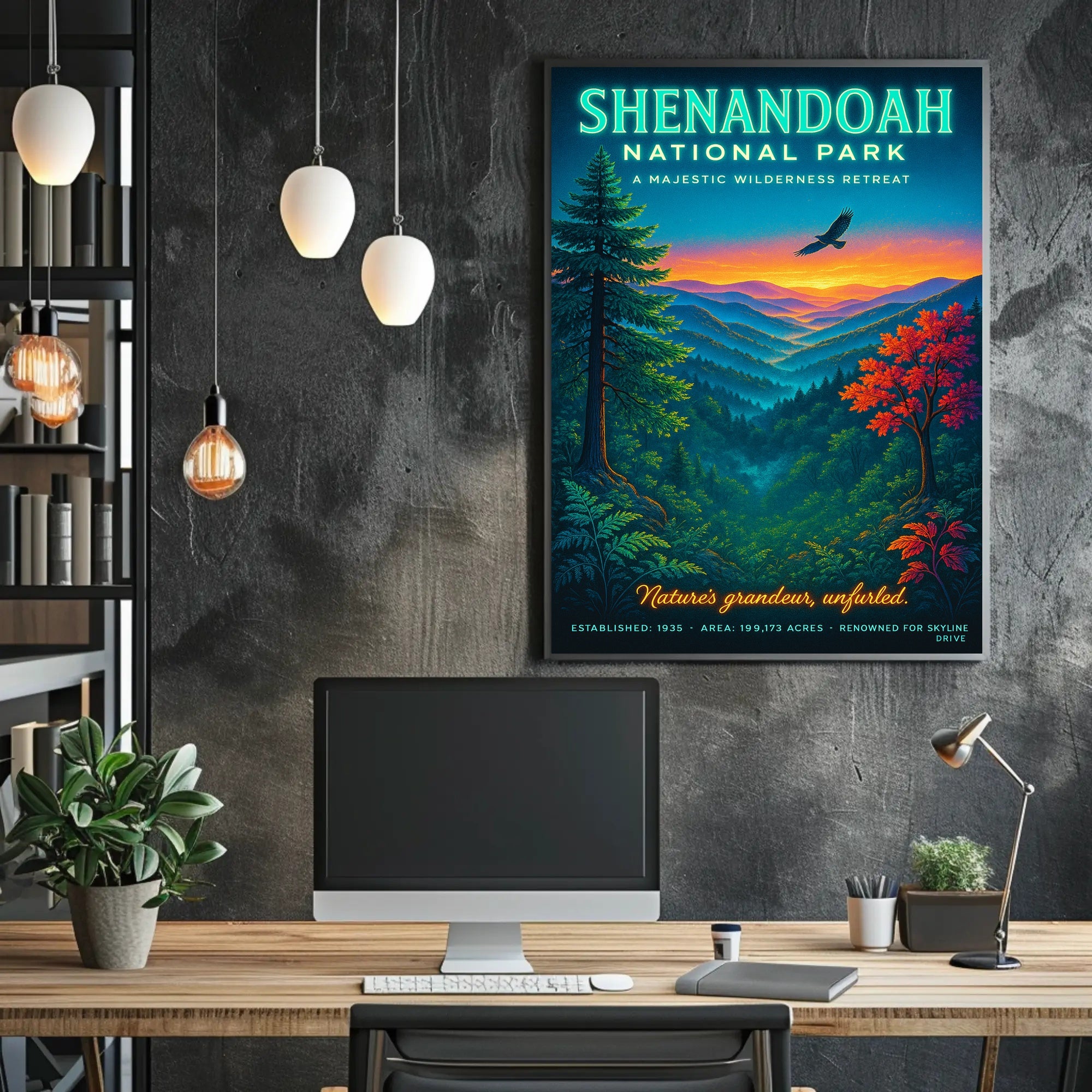 Shenandoah National Park Poster PosterGoat