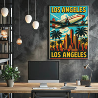 Los Angeles Travel Poster PosterGoat