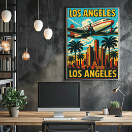 Los Angeles Travel Poster PosterGoat