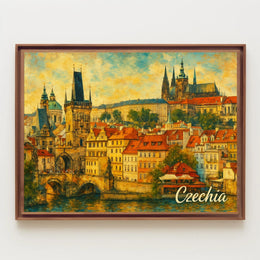 Scenic View of Czechia Poster