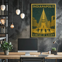 Indianapolis Circle Of Light Poster