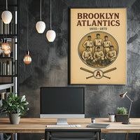 Brooklyn Atlantics Baseball Team Poster
