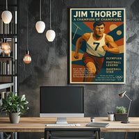 Jim Thorpe Legendary Champion Poster