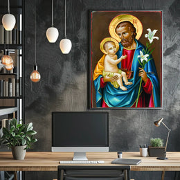 Saintly Iconography Poster