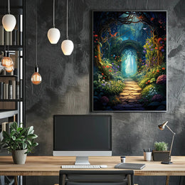Enchanted Garden Pathway Poster