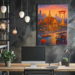 Vibrant Bangkok Poster