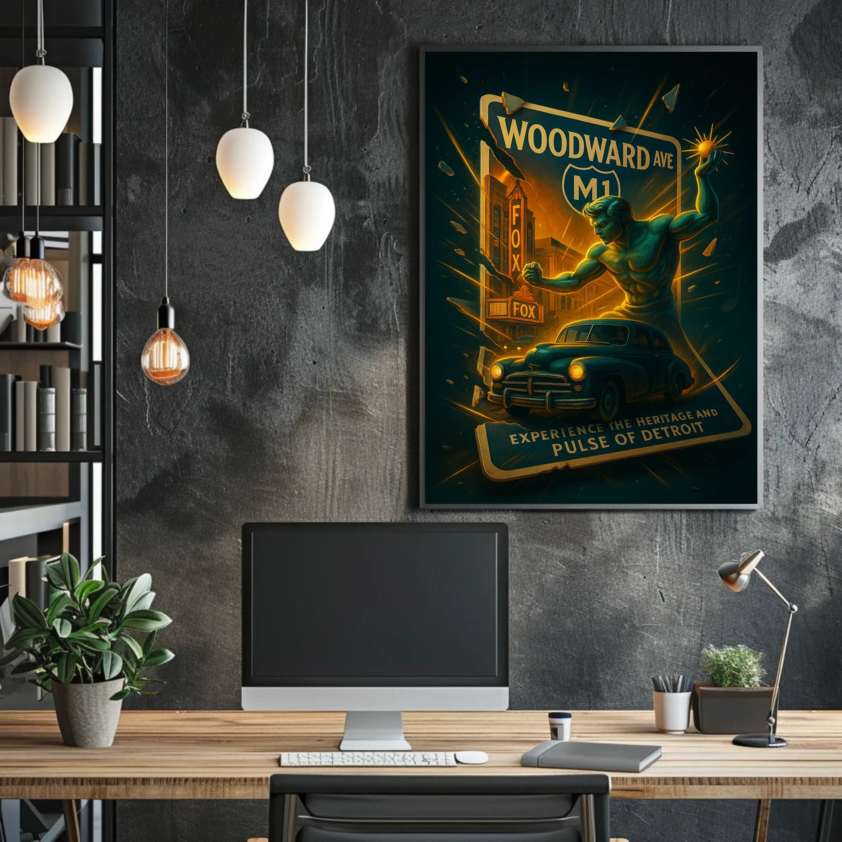 Woodward Avenue Experience Detroit Poster