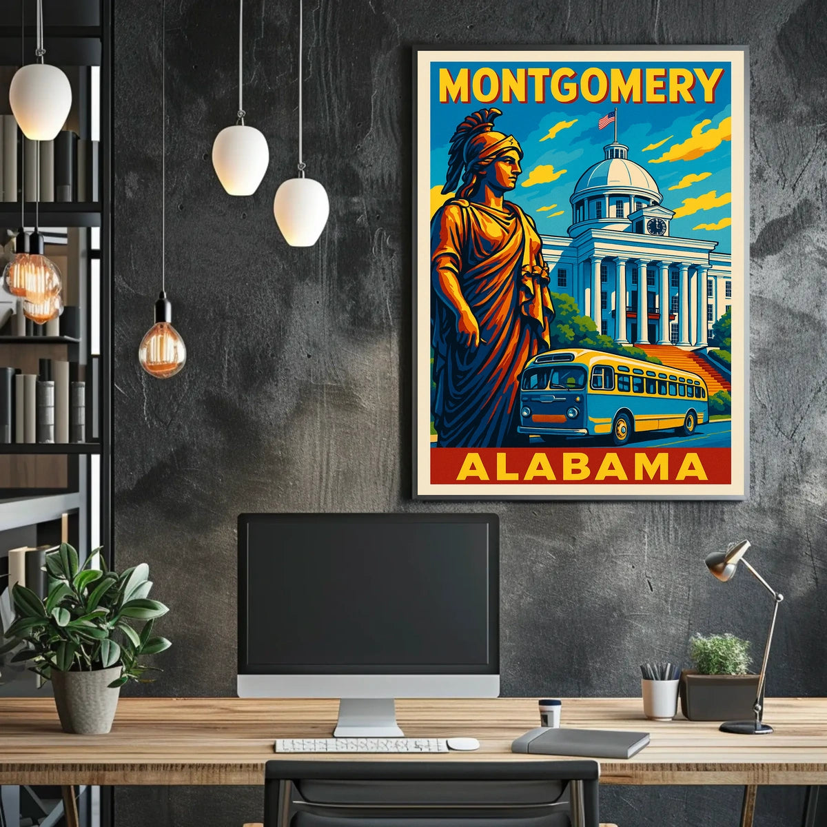 Montgomery, Alabama Poster