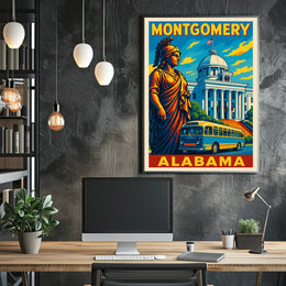 Montgomery, Alabama Poster