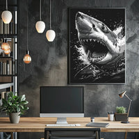 The Ferocious Shark Poster