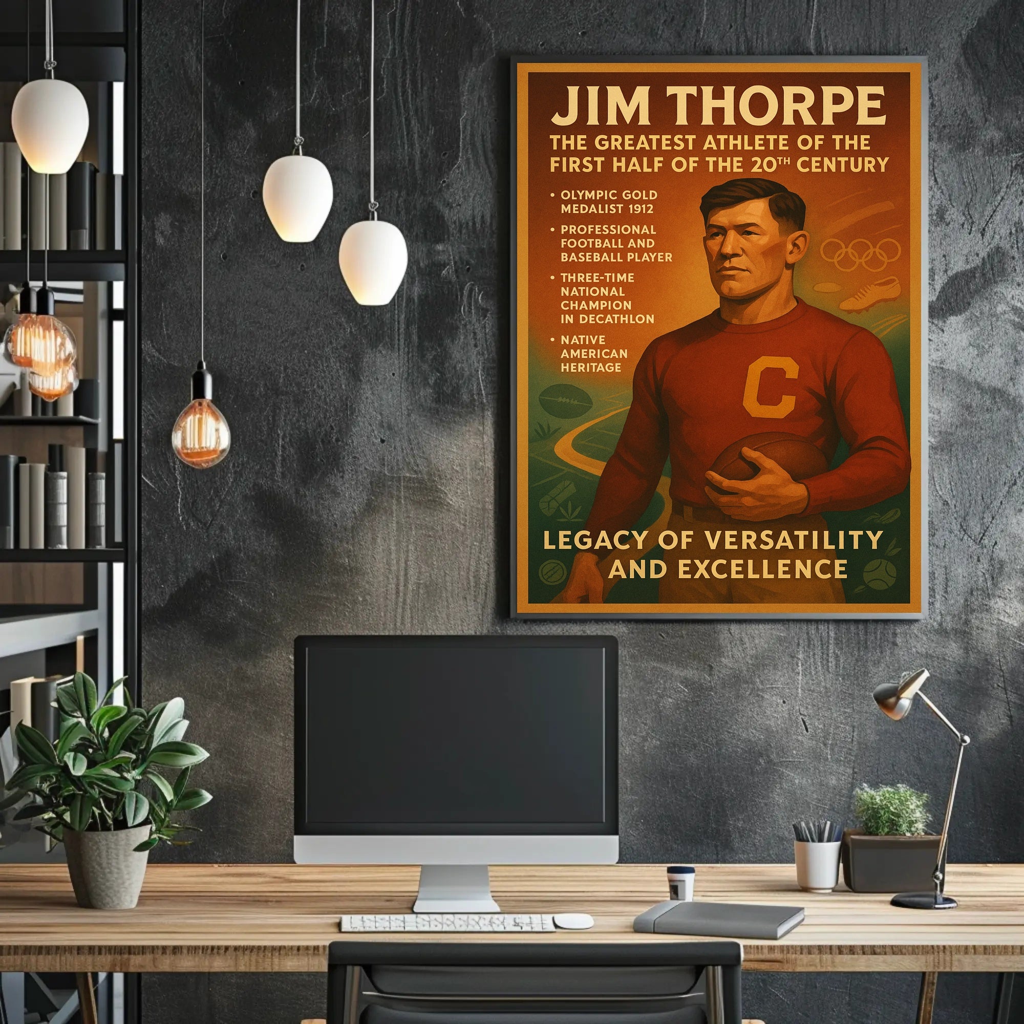 Celebrating a Legendary Athlete Poster