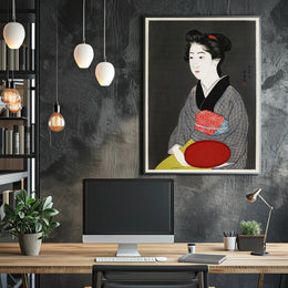 Traditional Japanese Kimono Art Print - Cultural or Heritage Poster