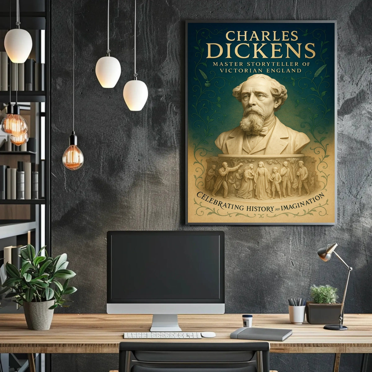 Charles Dickens Master Storyteller Of Poster