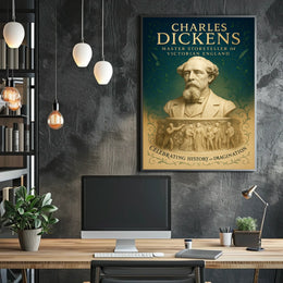 Charles Dickens Master Storyteller Of Poster