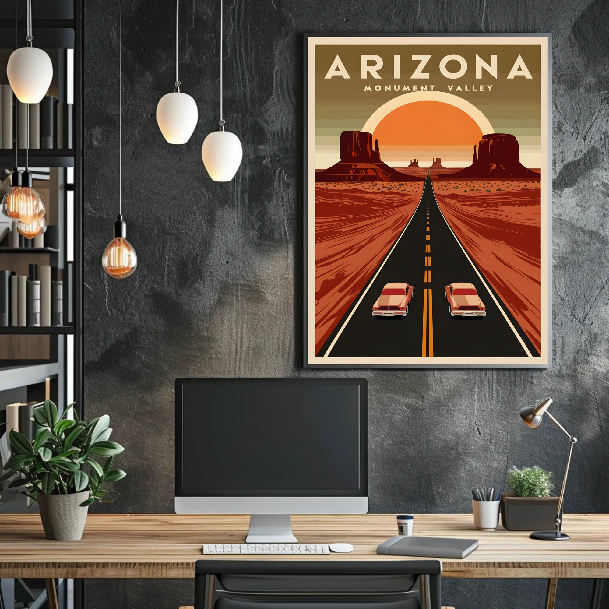 Journey Through Monument Valley Poster