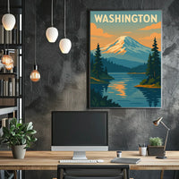 Washington Scenic Landscape Poster