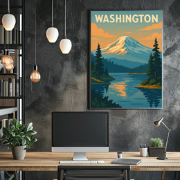 Washington Scenic Landscape Poster