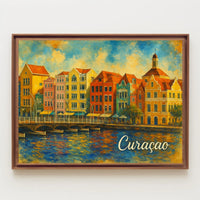 Colorful Curaçao Poster