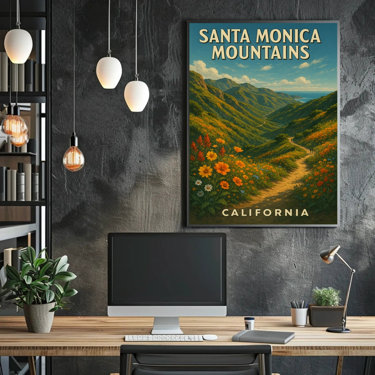 Santa Monica Mountains Poster