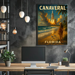 Canaveral Launch Florida Poster