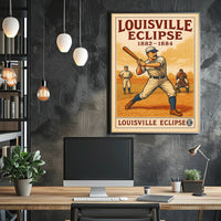 Louisville Eclipse Baseball Poster PosterGoat