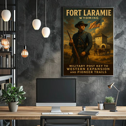 Fort Laramie Key To Western Expansion Poster