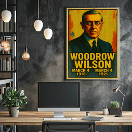 Vintage Leadership Portrait Art Deco Collectors Poster