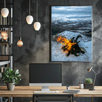 Festive Ornament In Nature Poster