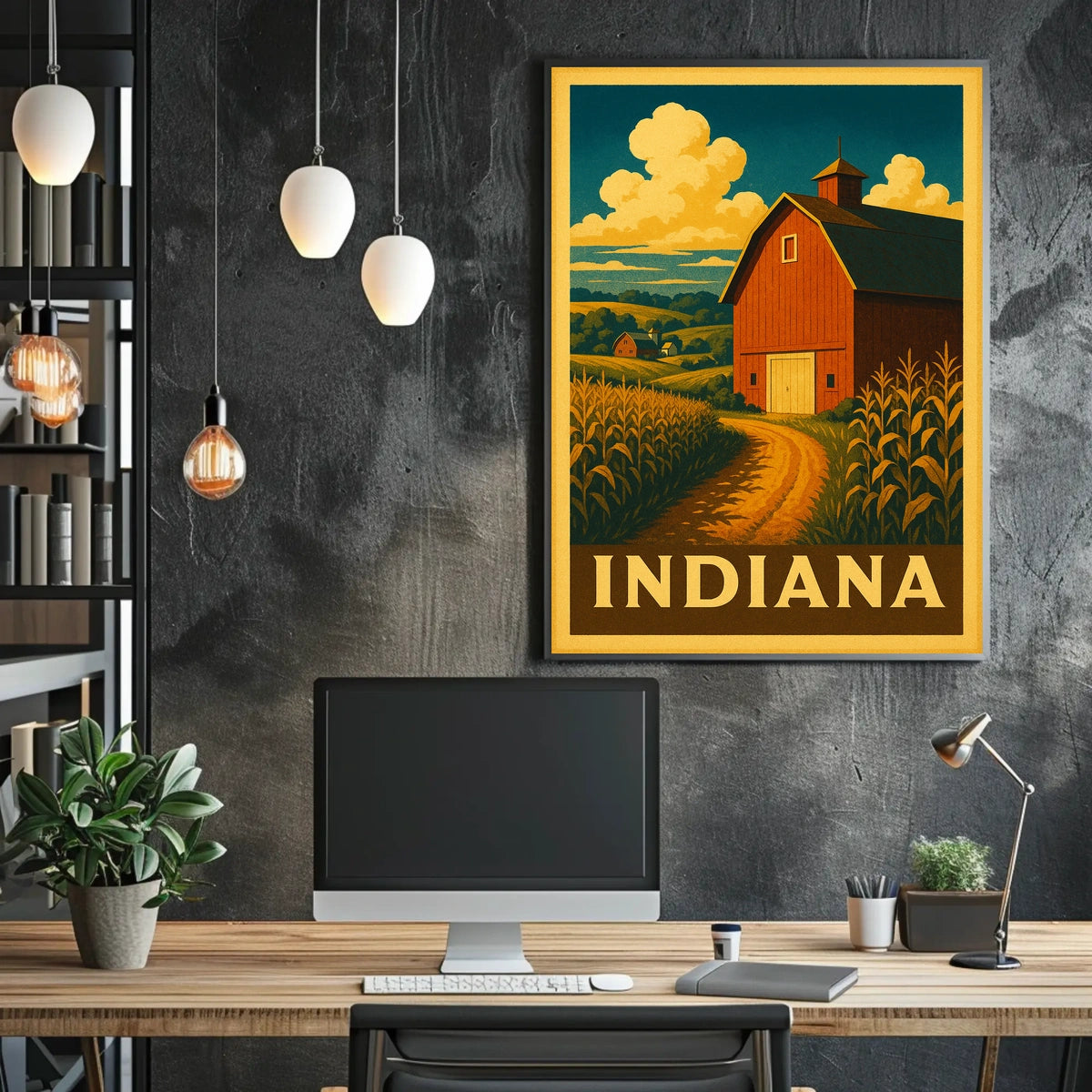 Indiana Countryside Poster